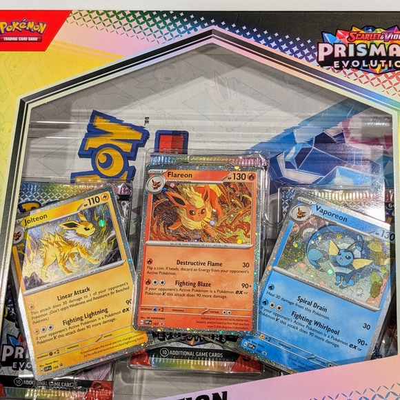2x ๐ Prismatic Evolutions ๐ Poster Collection Pokemon Cards FACTORY SEALED - Picture 14 of 16